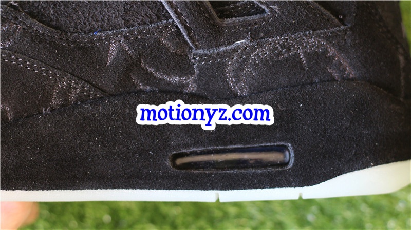 Authentic Kaws x Air Jordan 4 Cool Black